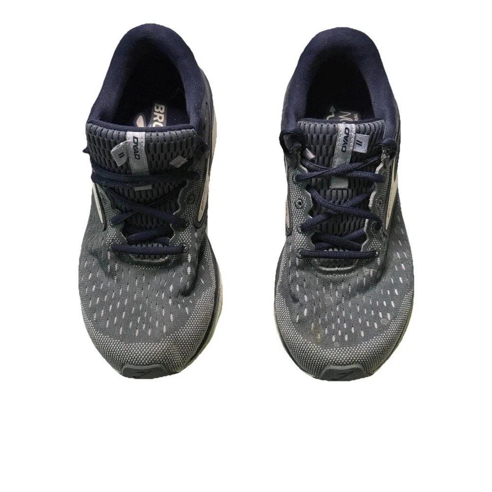 Brooks‎ Dyad 11 Gray Blue Women's Athletic Running Shoes Walking Nursing Size 9
